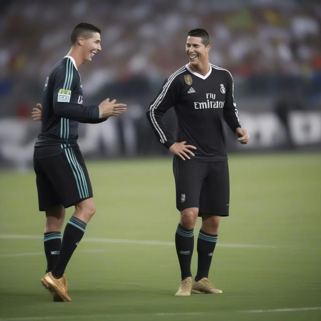 Ronaldo và Torres ngoài sân cỏ là bạn bè thân thiết