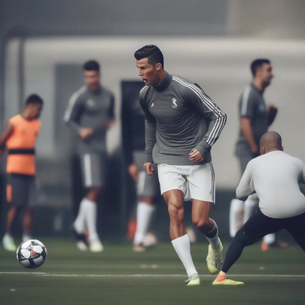 Ronaldo TOTY training