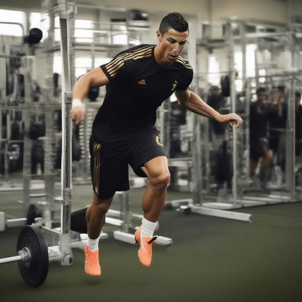 Ronaldo luyện tập chăm chỉ để gặt hái thành công