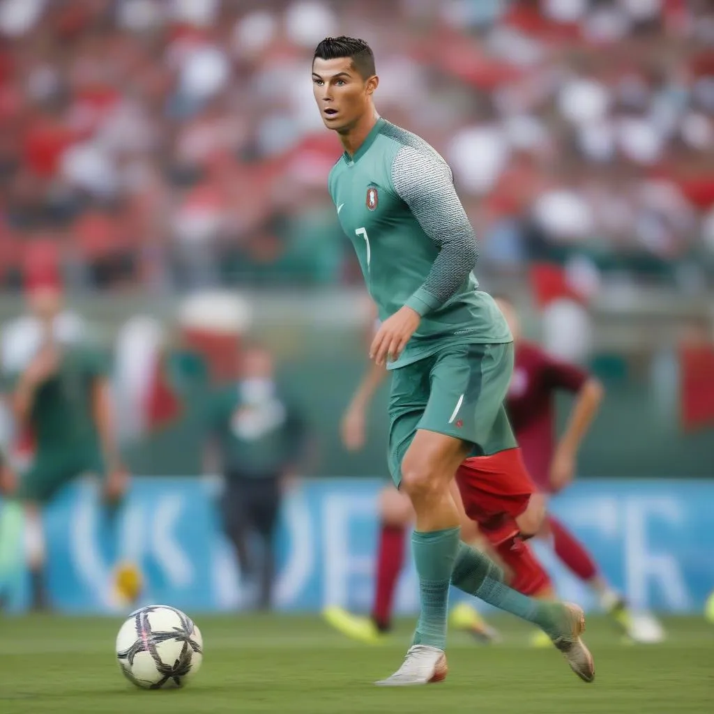 Ronaldo thi đấu bóng đá chuyên nghiệp tại Bồ Đào Nha