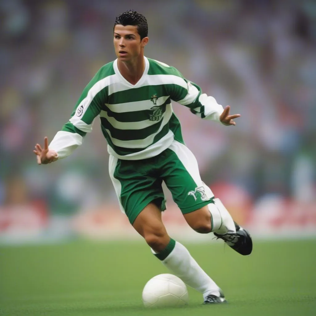 Trận đấu đầu tiên của Ronaldo cho Sporting Lisbon