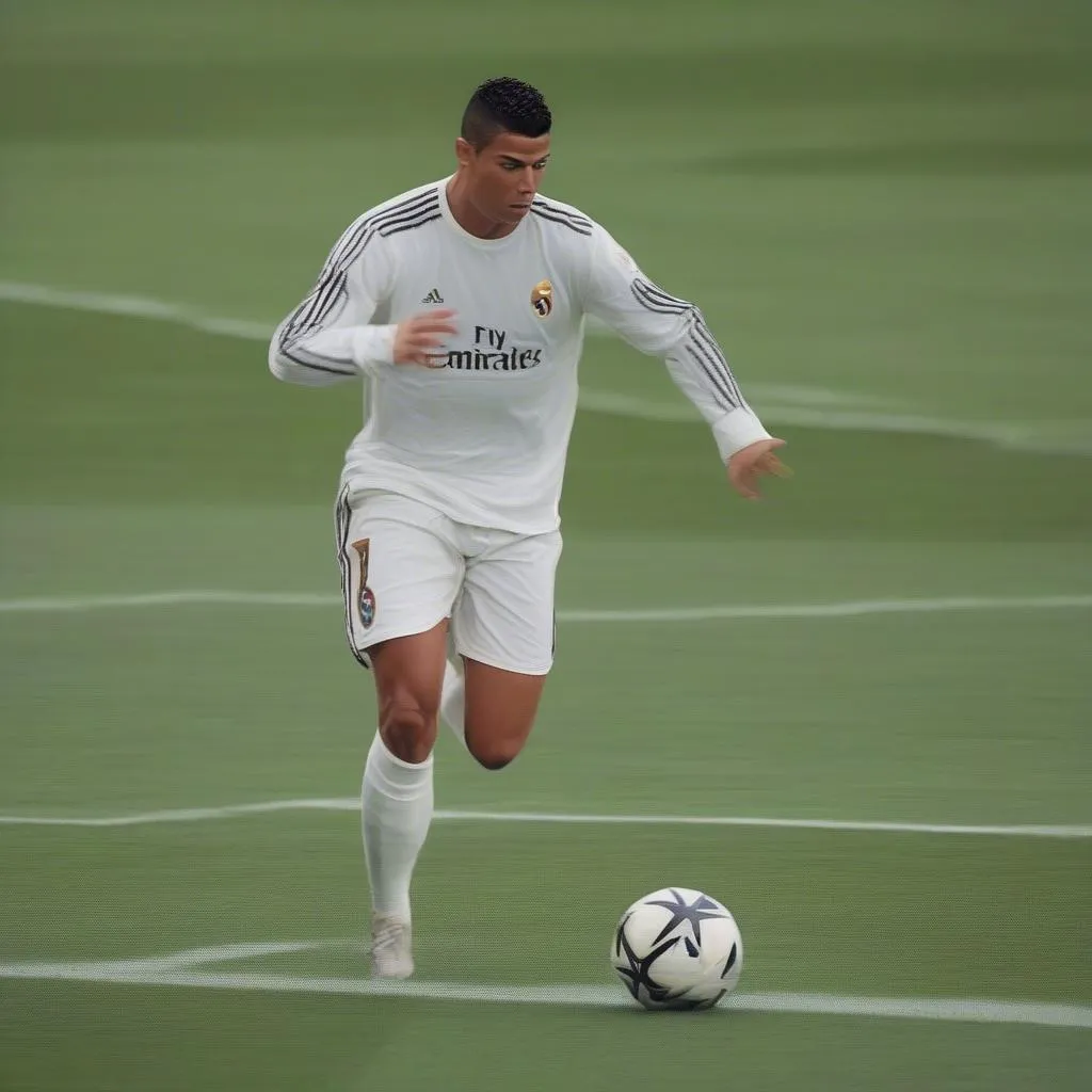 Ronaldo trên sân cỏ