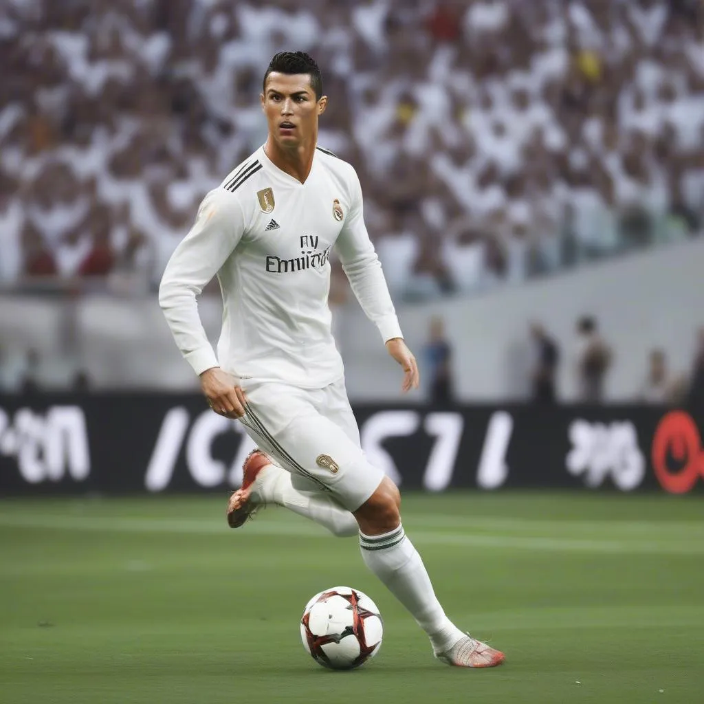 Ronaldo trong trận đấu