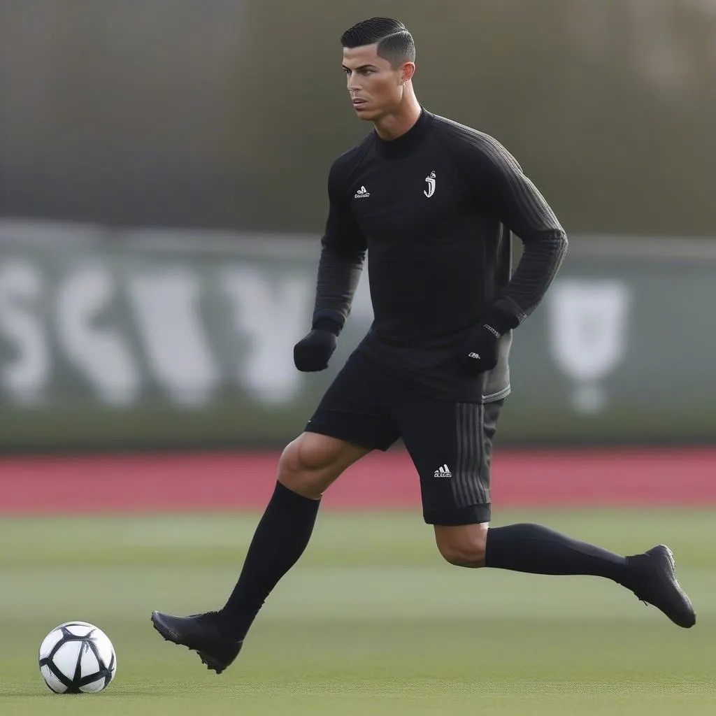 Ronaldo tuổi 35 - Tập luyện