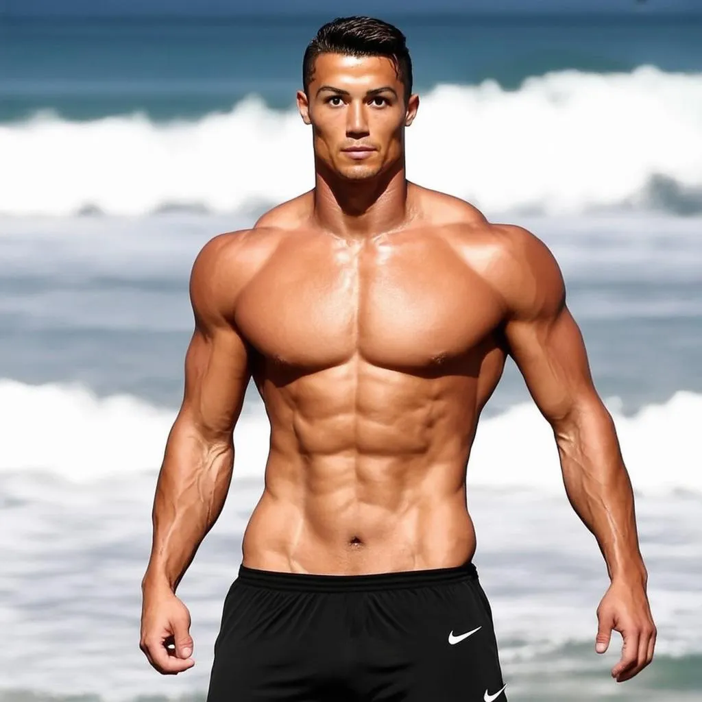 Tỷ lệ mỡ thấp của Ronaldo