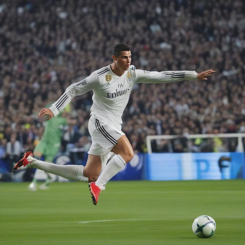 Ronaldo ghi bàn UEFA Champions League