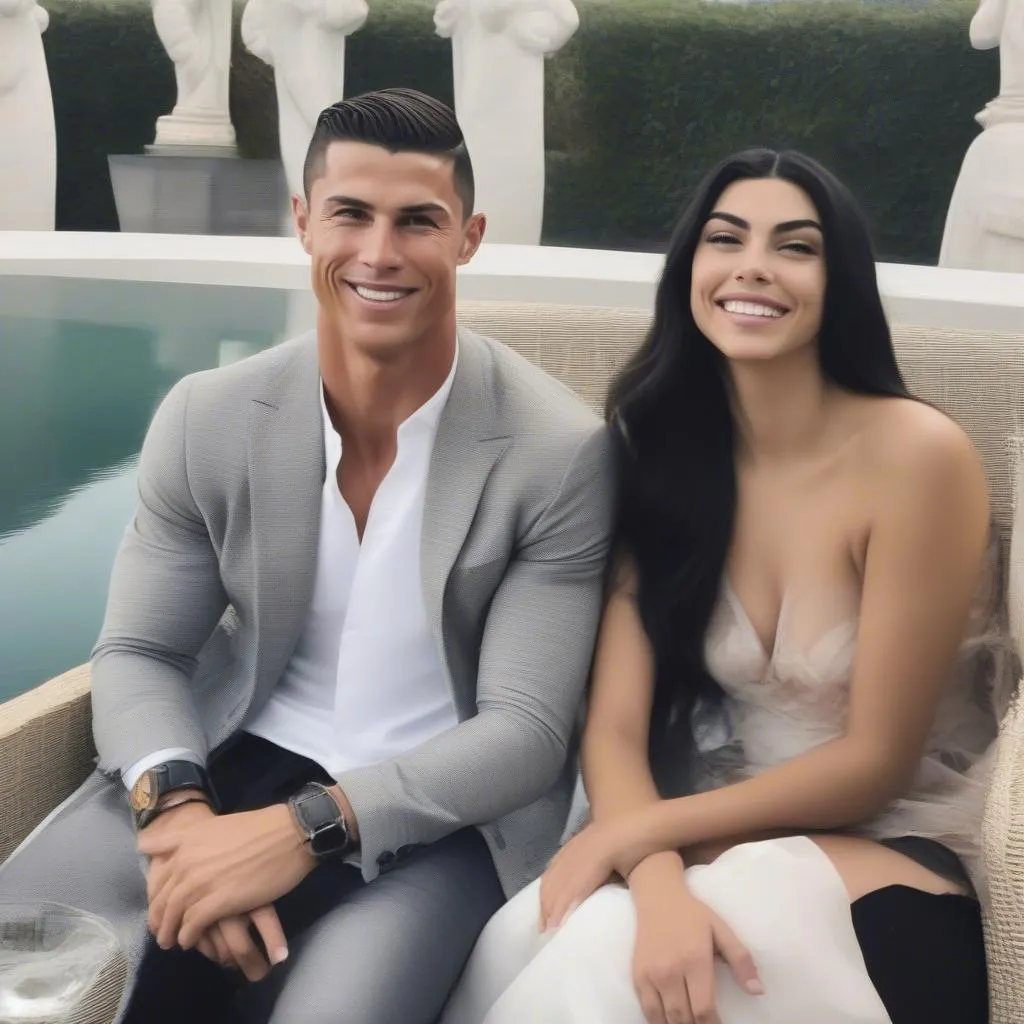 Ronaldo và Georgina Rodriguez hạnh phúc bên nhau