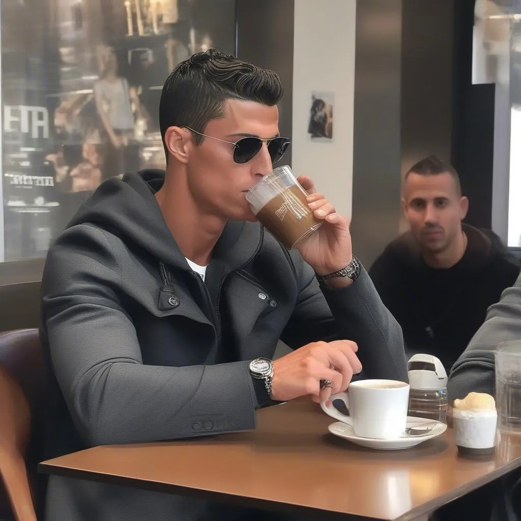 ronaldo và cafe