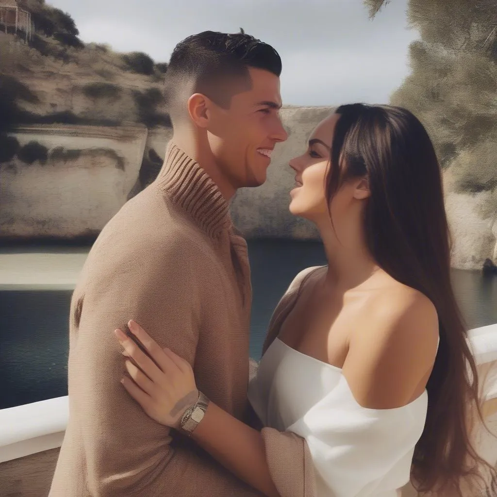 Ronaldo and Georgina