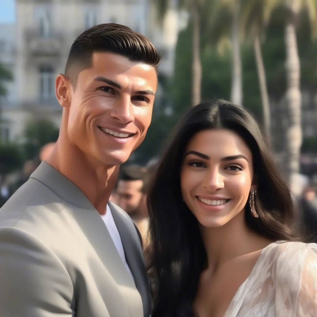 ronaldo và georgina