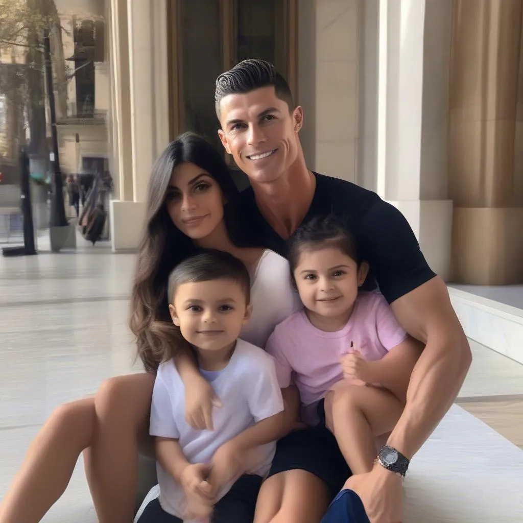 Gia đình hạnh phúc của Ronaldo và Georgina Rodriguez