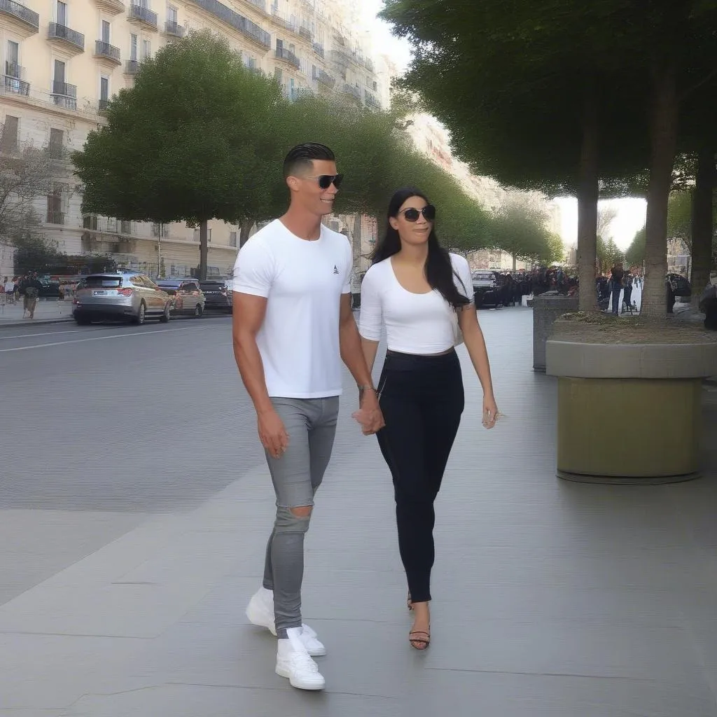 Ronaldo và Georgina Rodriguez gặp gỡ