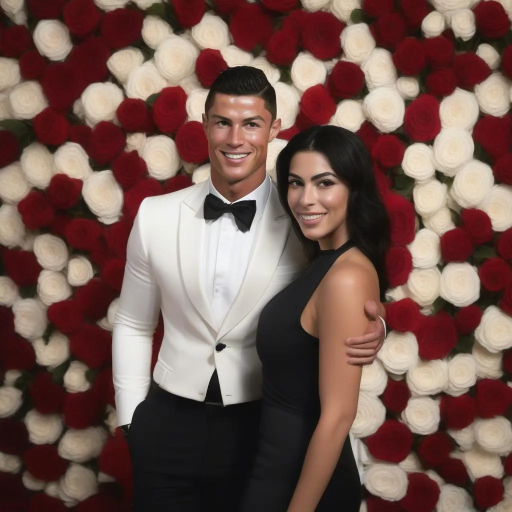 Ronaldo và Georgina Rodriguez tại sự kiện