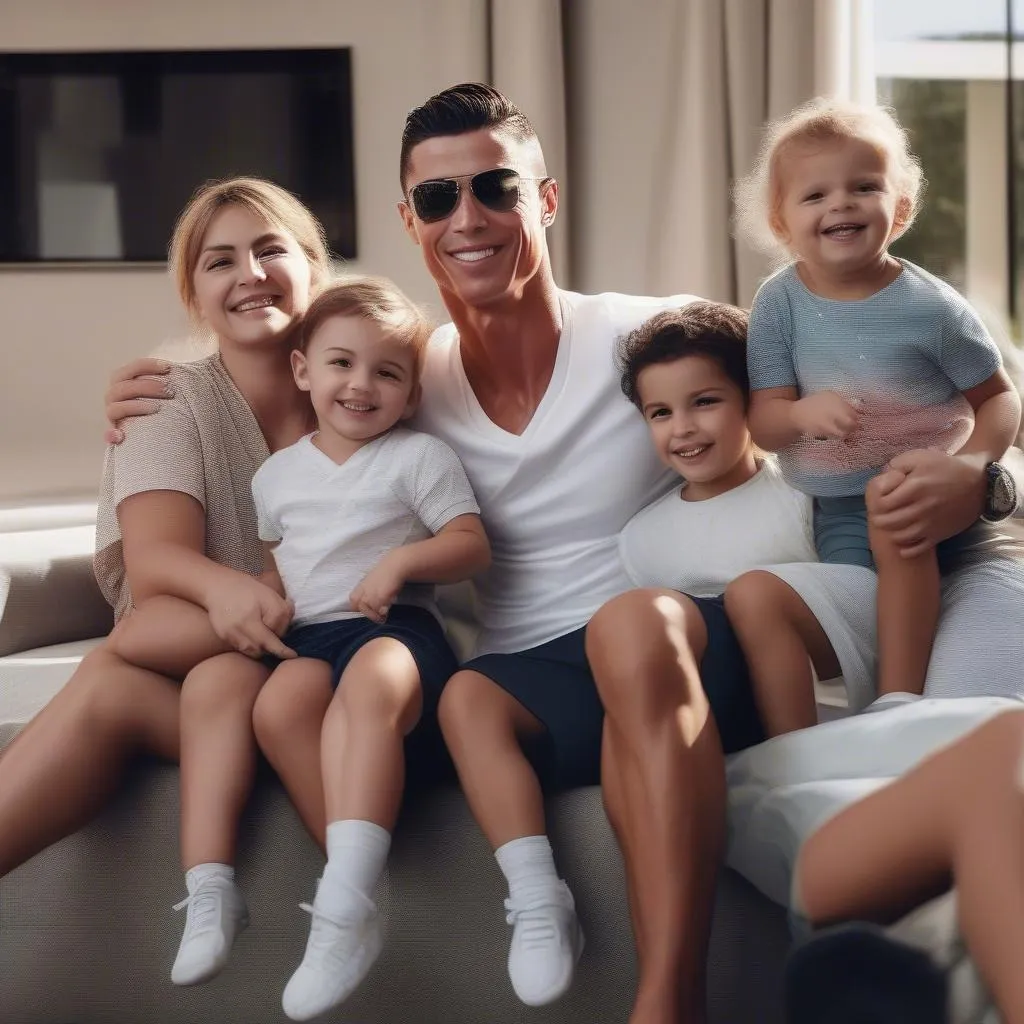 Cristiano Ronaldo bên gia đình, tận hưởng những khoảnh khắc hạnh phúc bên người thân yêu