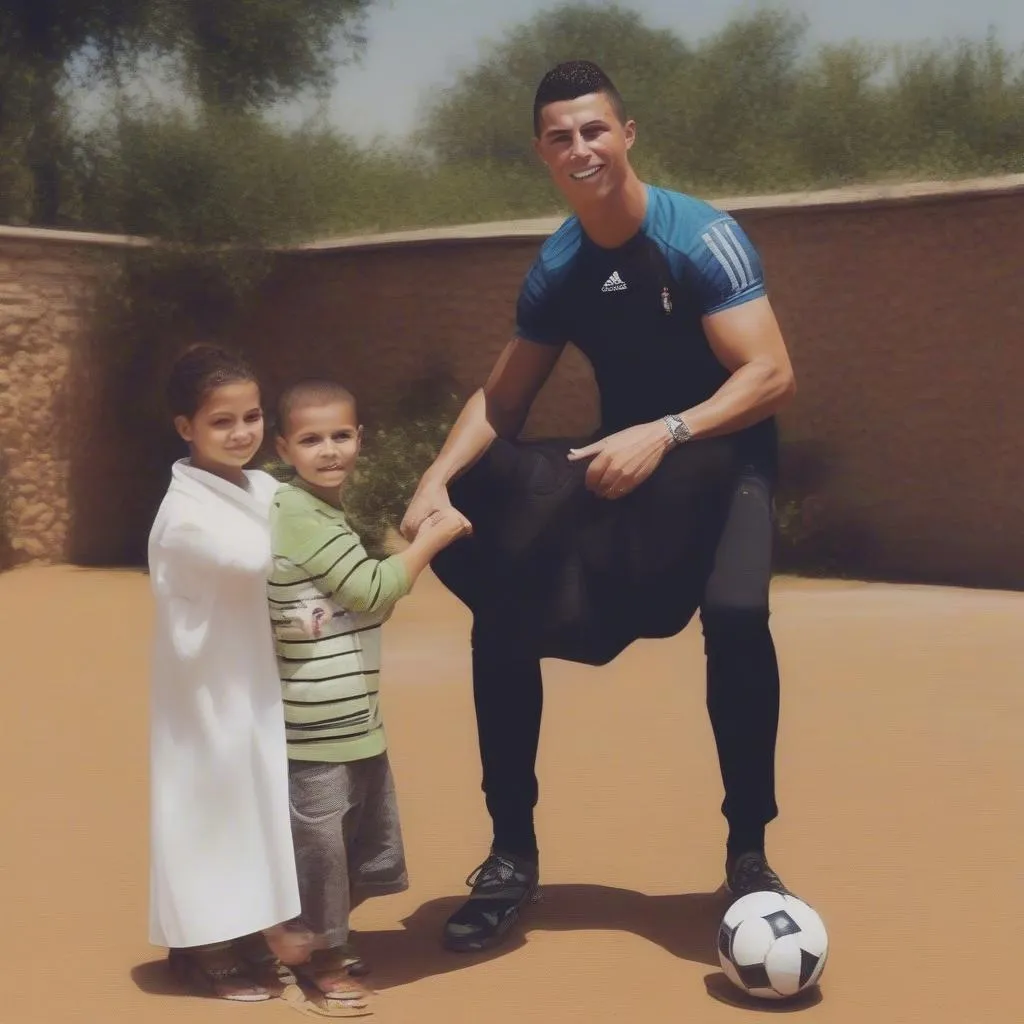 Ronaldo và mẹ Dolores