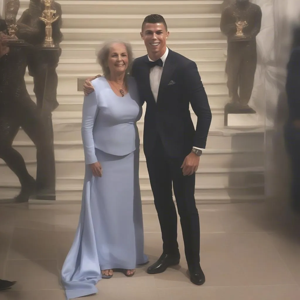 Ronaldo và mẹ - biểu tượng tình yêu thương và sự hy sinh