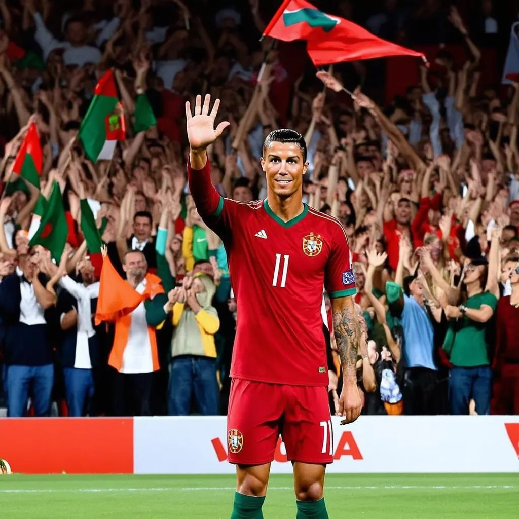 Cristiano Ronaldo và người hâm mộ