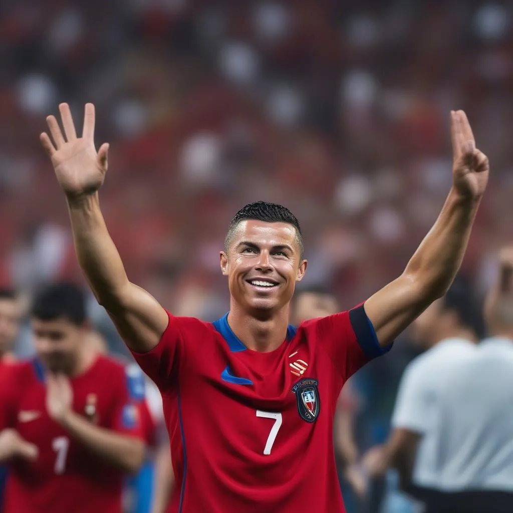 Ronaldo và người hâm mộ