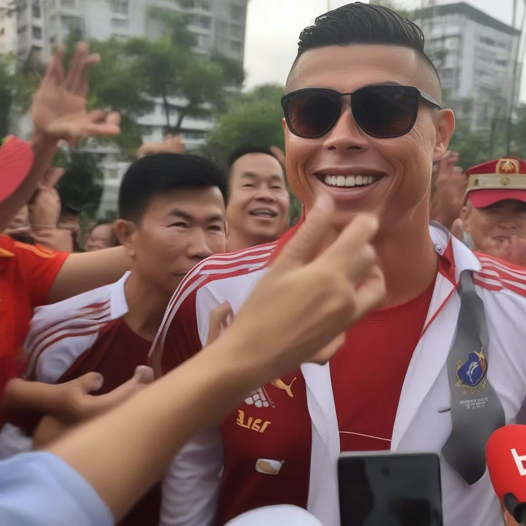 Ronaldo và những cán bộ bóng đá Việt Nam: Cùng hướng tới đỉnh cao