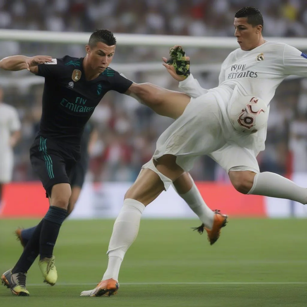 Ronaldo và những cú tắc bóng nguy hiểm