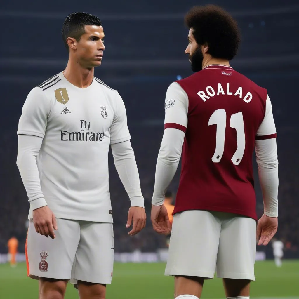 Ronaldo và Salah tranh tài tại Champions League 2023