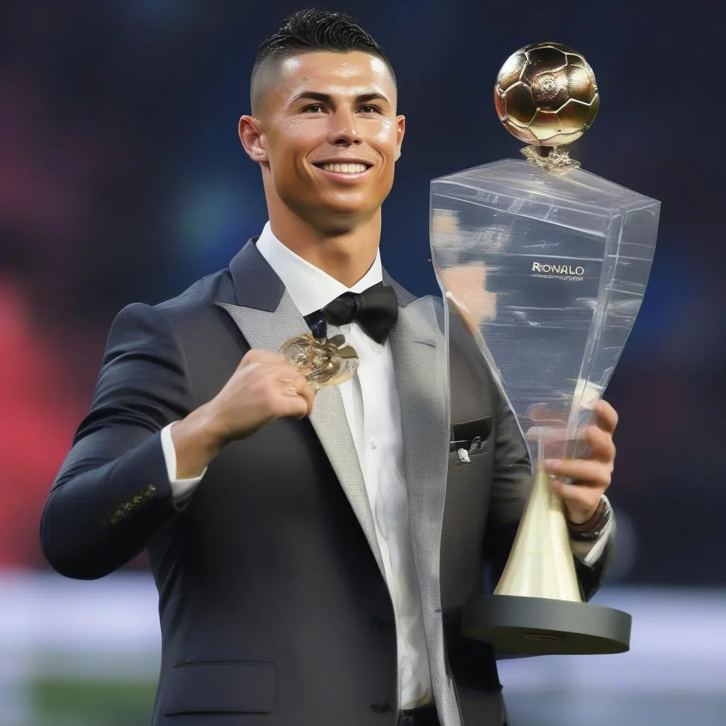 Ronaldo Vẩu giành danh hiệu &quot;Cầu thủ xuất sắc nhất thế giới&quot;