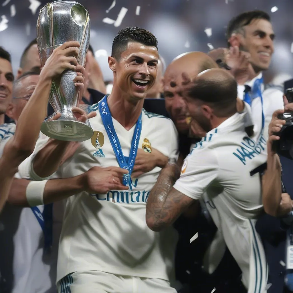 Ronaldo Vô Địch Champions League Cùng Real Madrid