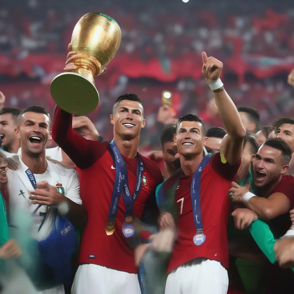 Ronaldo vô địch Nations League cùng đội tuyển Bồ Đào Nha