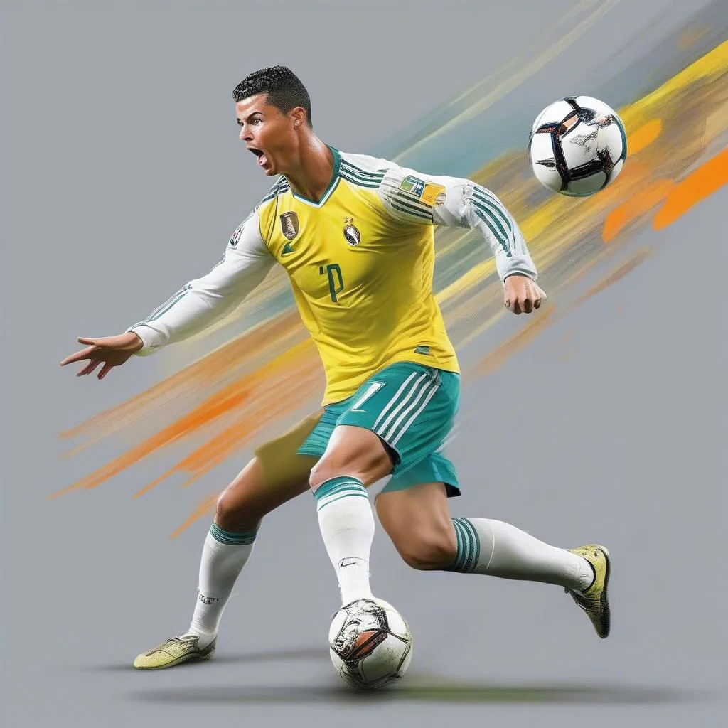 Bàn thắng đẹp mắt với pha xoay người đầy kỹ thuật của Ronaldo