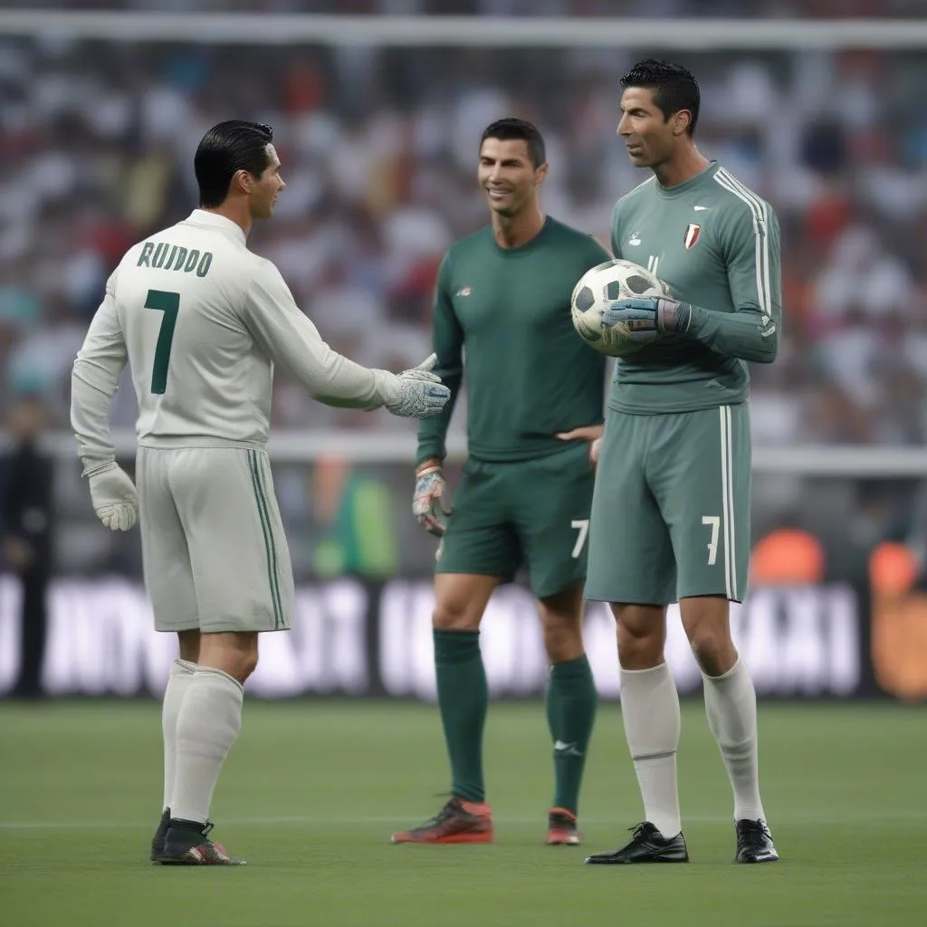 Ronaldo và Buffon: Hai huyền thoại bóng đá