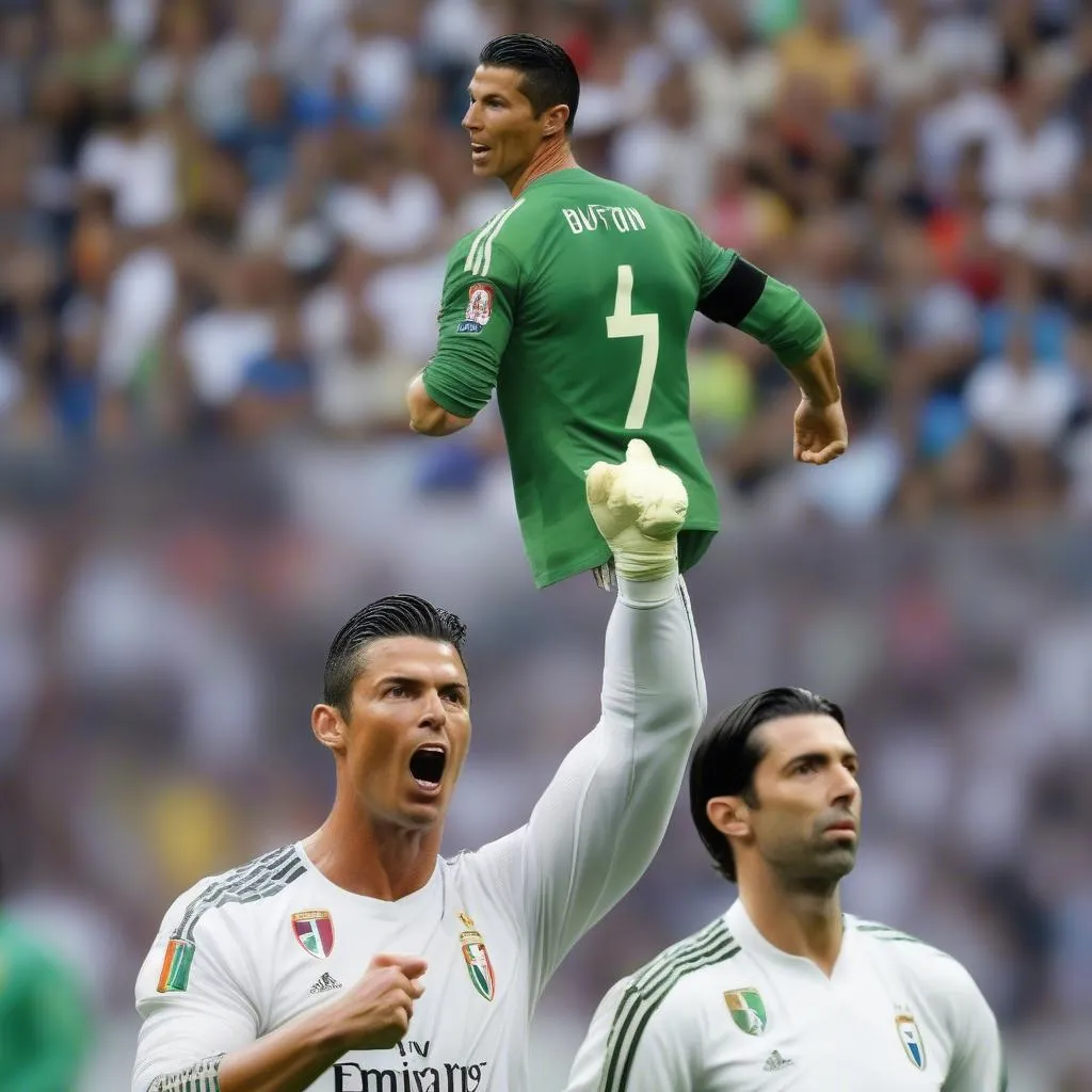 Ronaldo và Buffon: Những trận đấu lịch sử