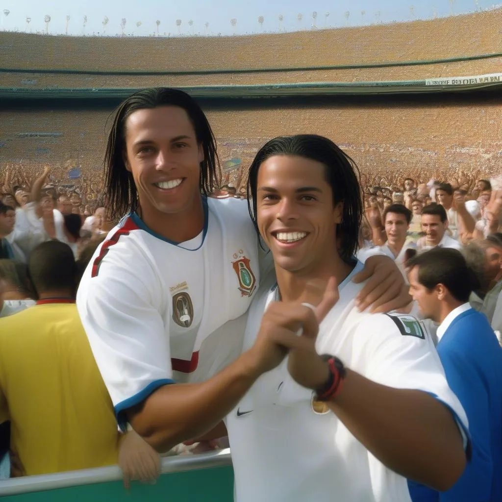 Ronaldo và Ronaldinho: Hai "vua" của bóng đá thế giới