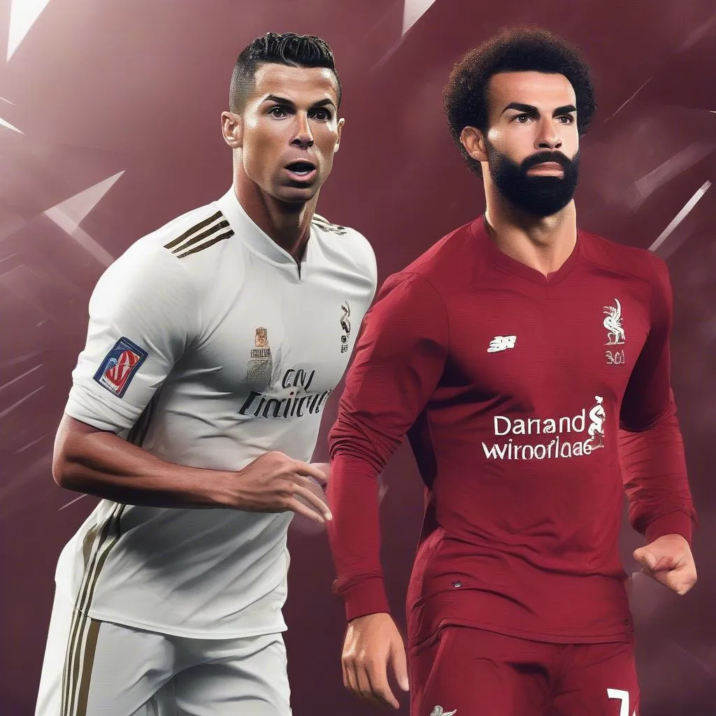 Hình nền Cristiano Ronaldo và Mohamed Salah với thiết kế đẹp mắt và chất lượng cao