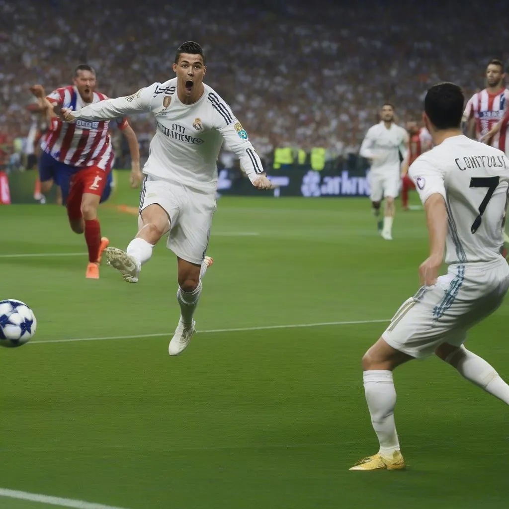 Ronaldo: Cú Sút &quot;Chết Người&quot; Vào Lưới Atletico