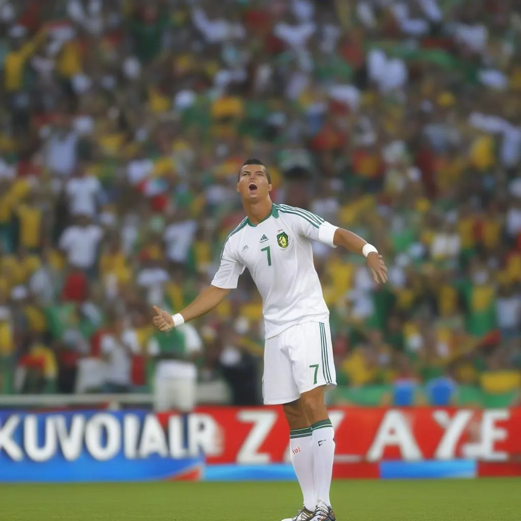 Ronaldo bị troll bởi tiếng Vuvuzela tại World Cup 2010