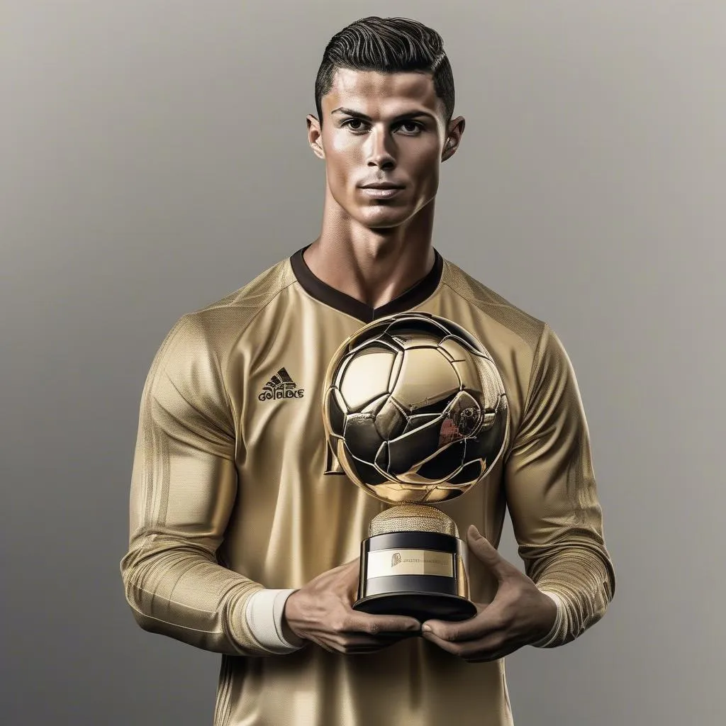 Ronaldo Wallpaper 2014: Cristiano Ronaldo trong khoảnh khắc giành Quả bóng Vàng