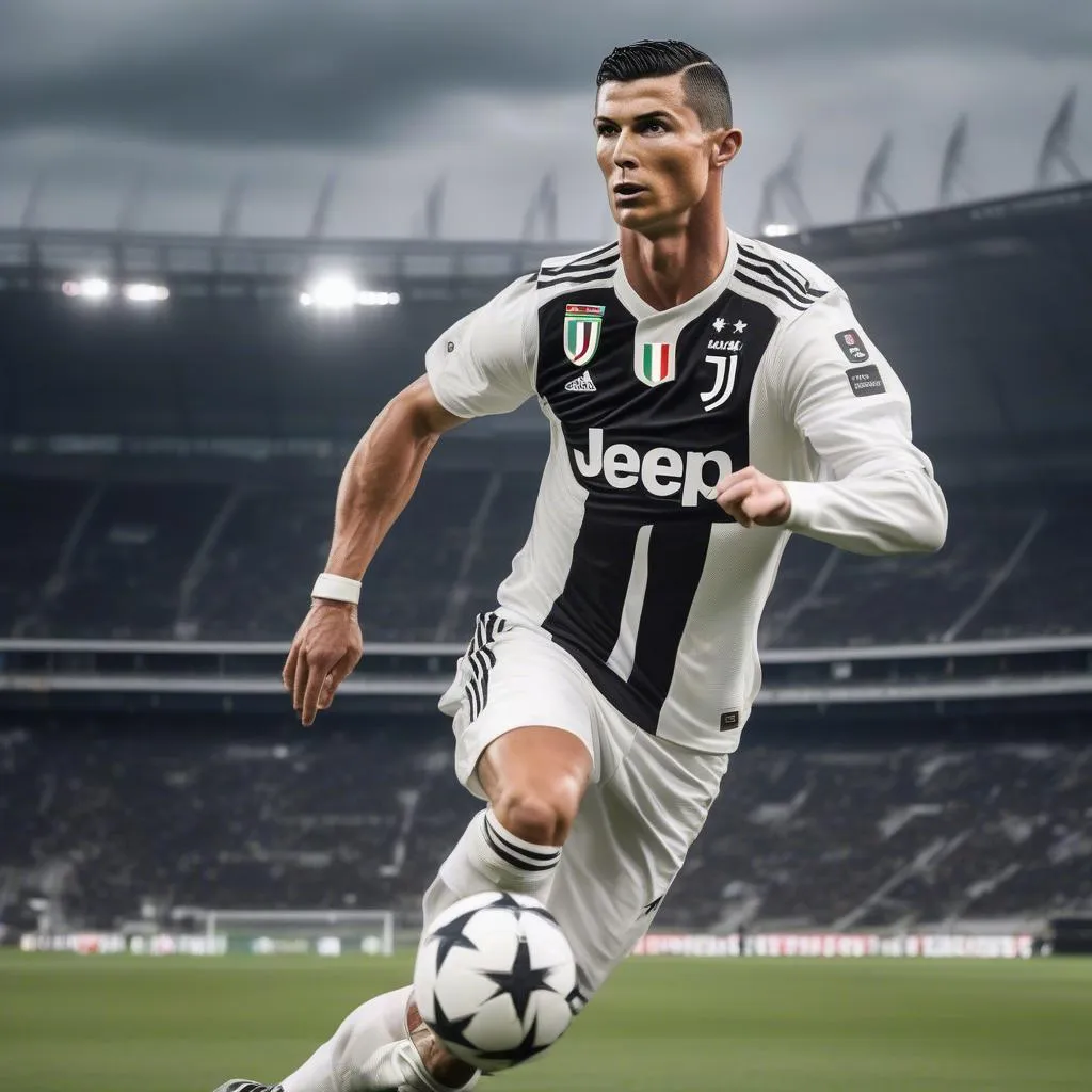 Hình nền Ronaldo HD 2018 Juventus - Bồ Đào Nha