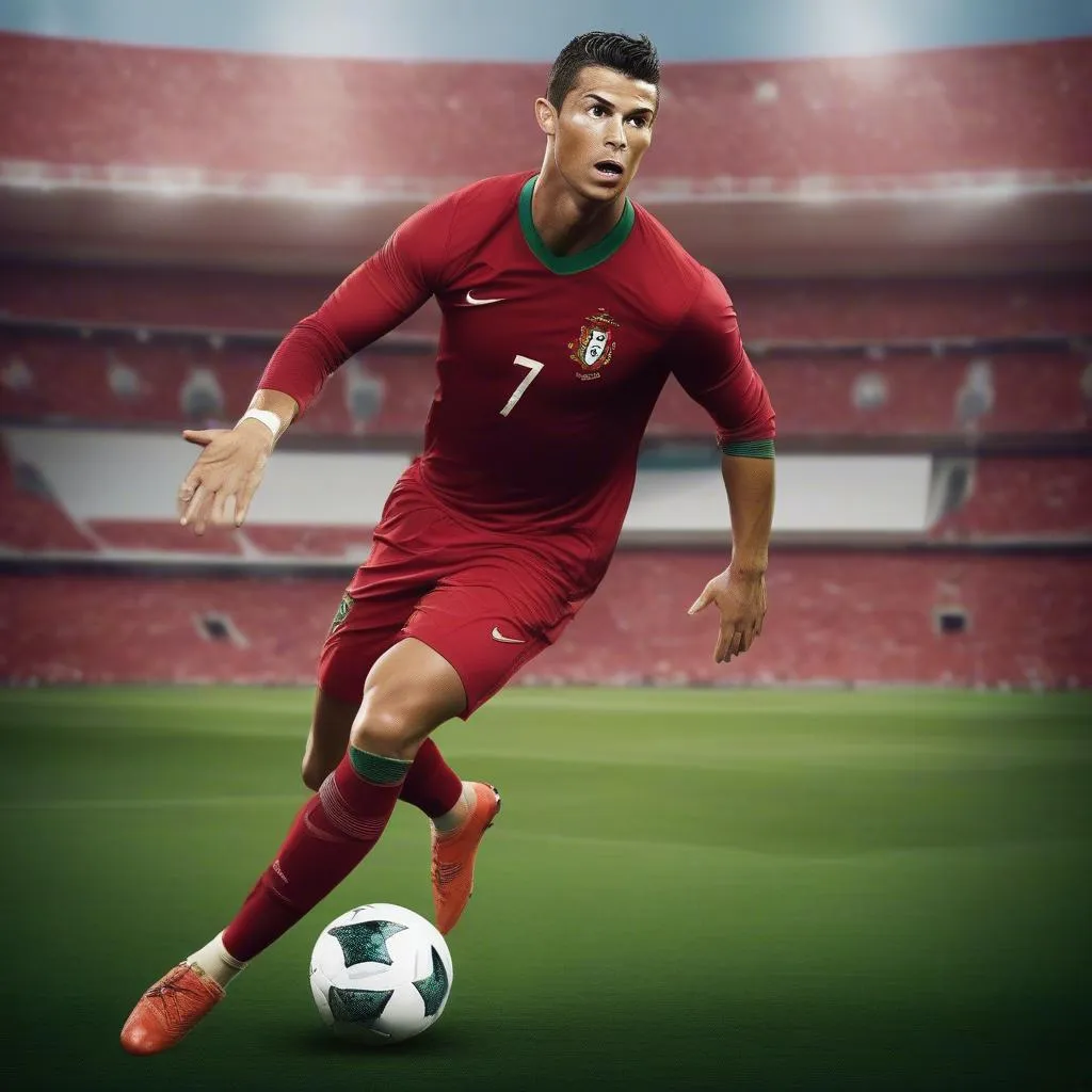 Hình nền Ronaldo đẹp cho máy tính