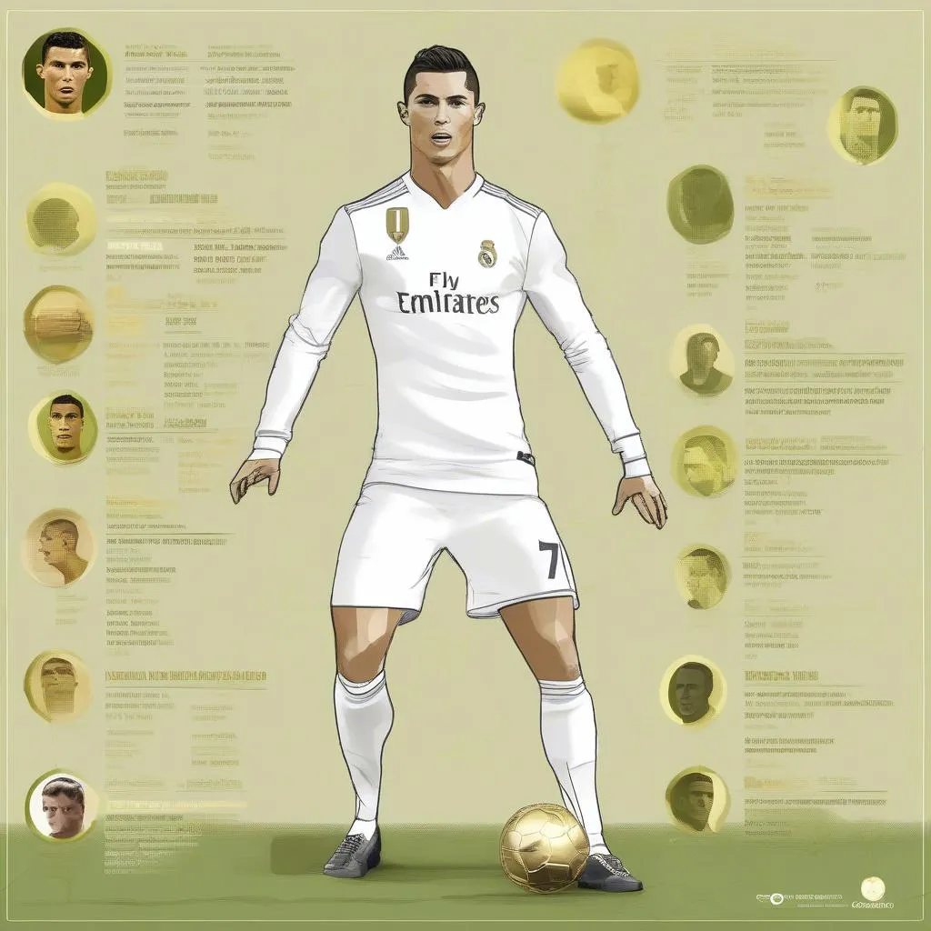 Ronaldo Whoscored - Thống kê về số bàn thắng, pha kiến tạo và danh hiệu Quả Bóng Vàng