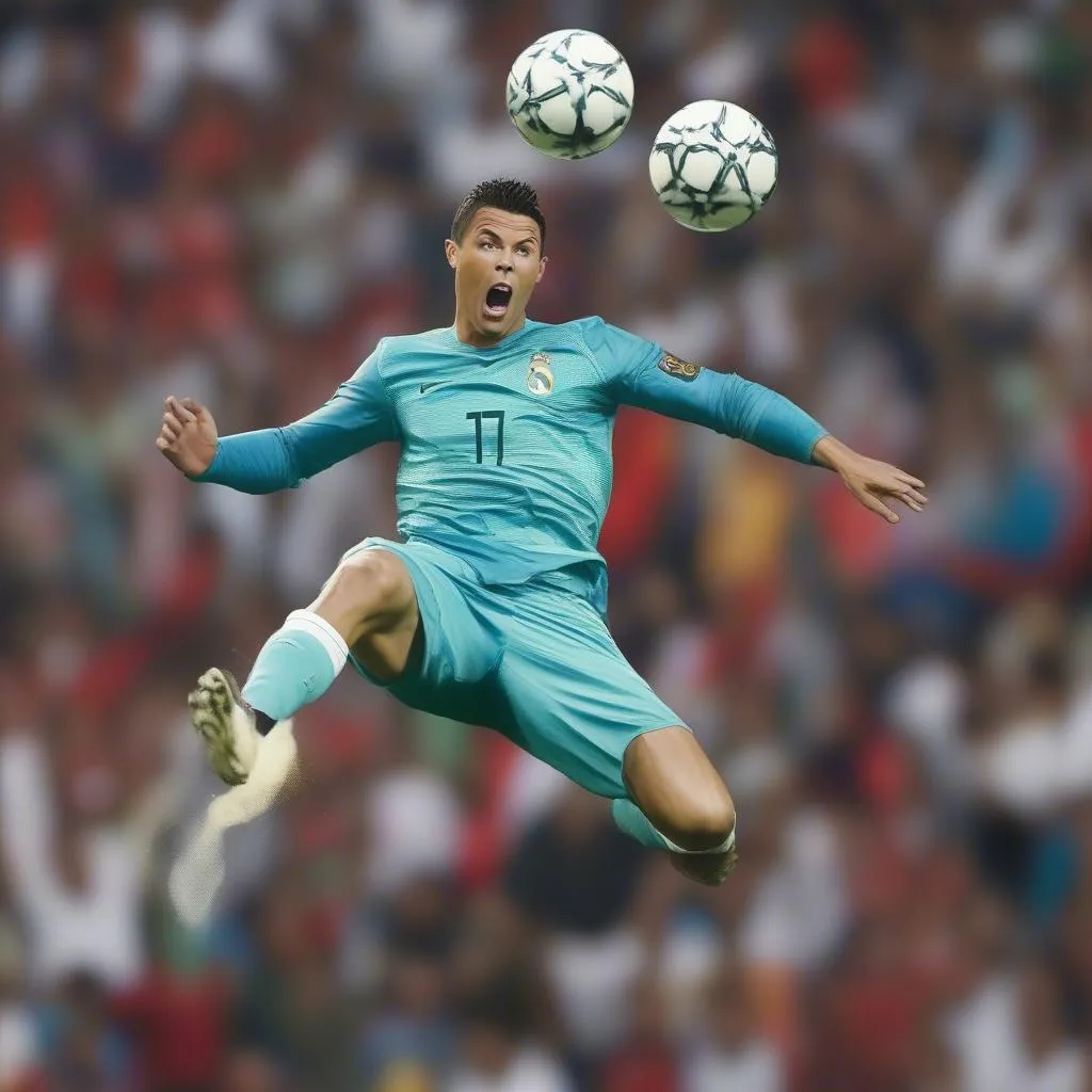 Pha &quot;xe đạp chổng ngược&quot; kinh điển của Ronaldo