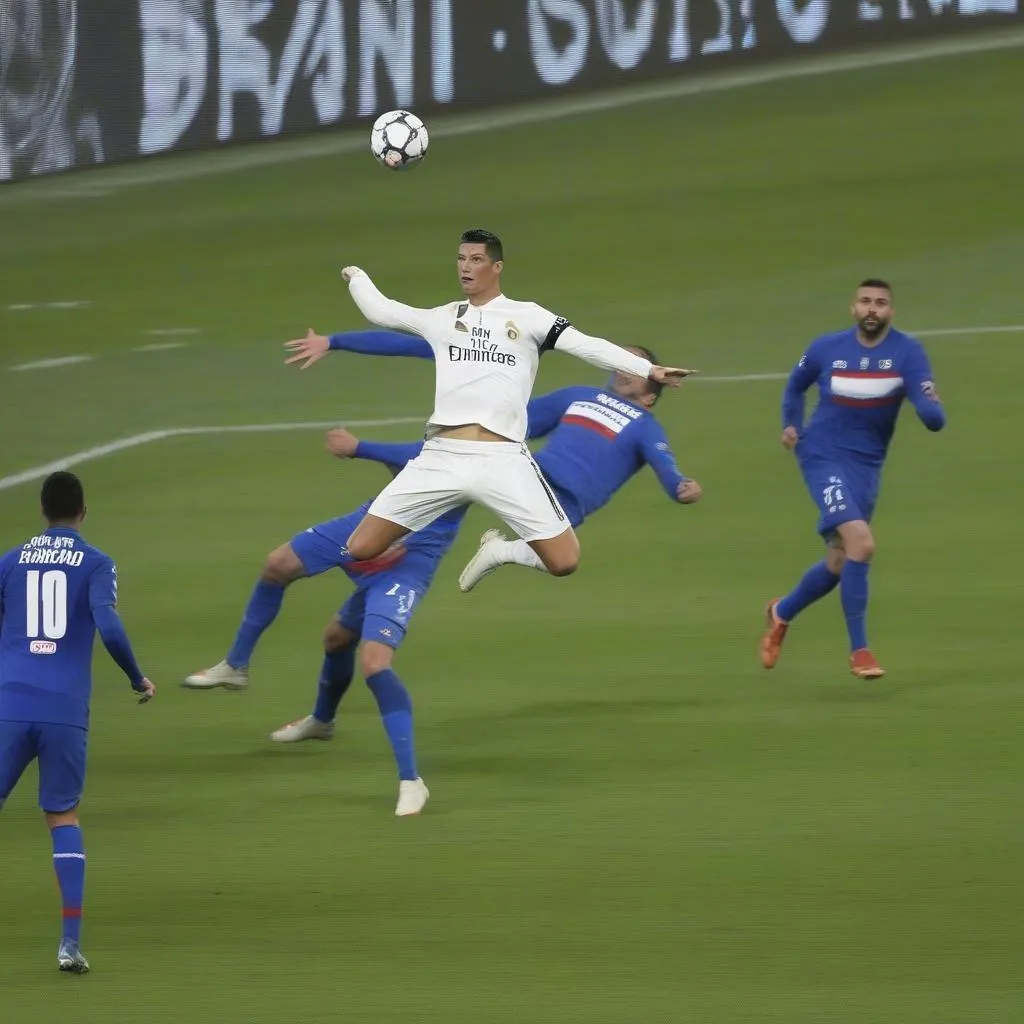 Ronaldo bicycle kick against Sampdoria in 2018