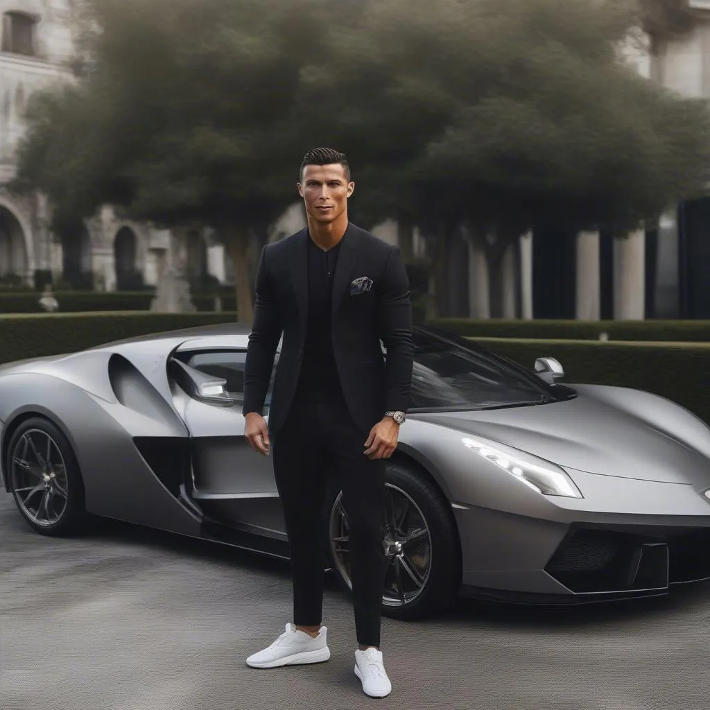 Ronaldo và xe hơi