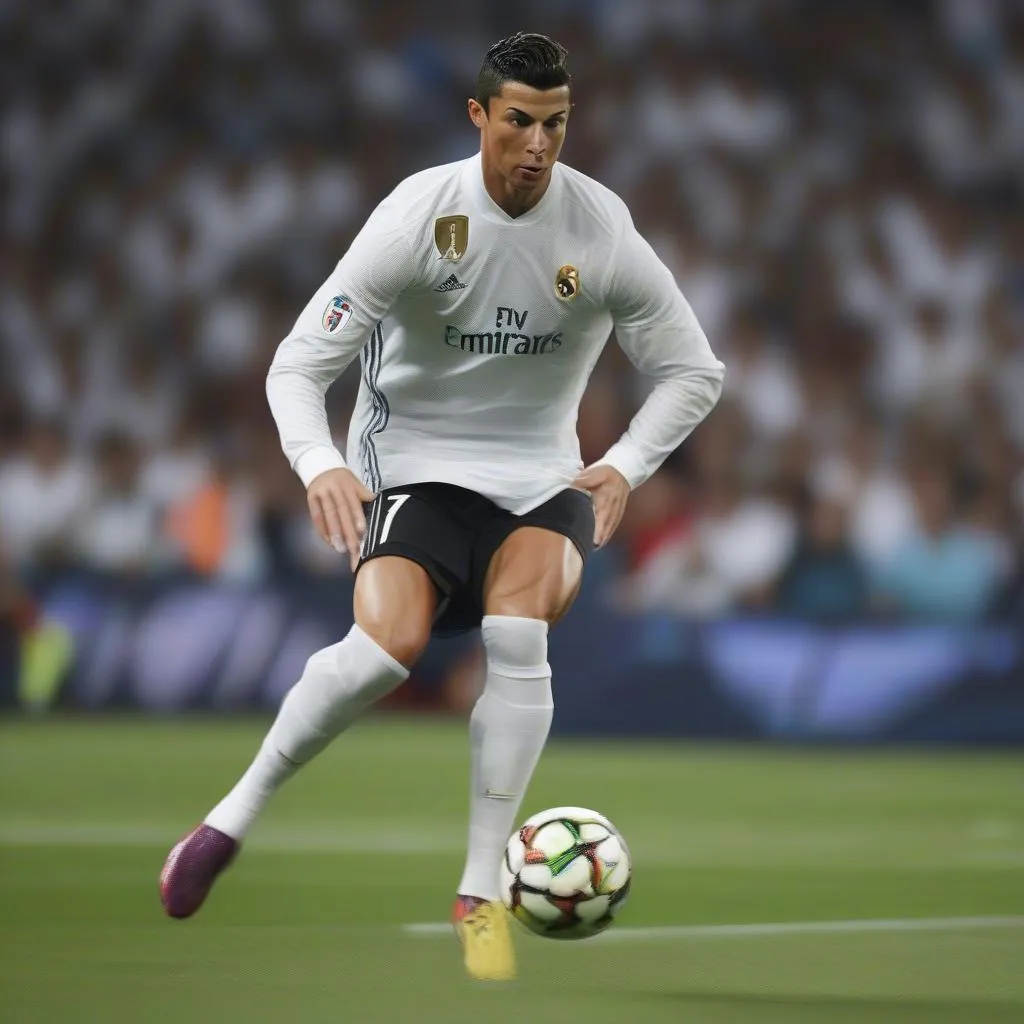 Ronaldo đi bóng xoay người Elástico