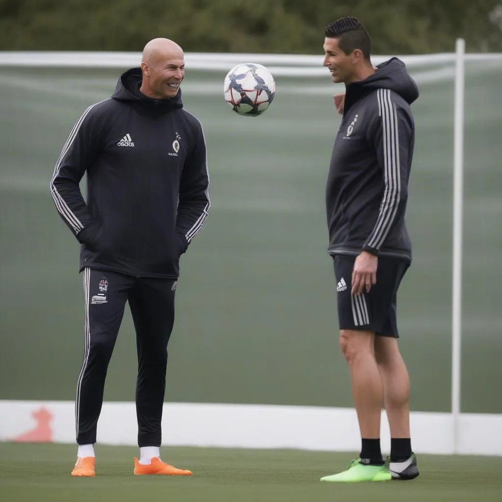 Ronaldo cố vấn cho Zidane