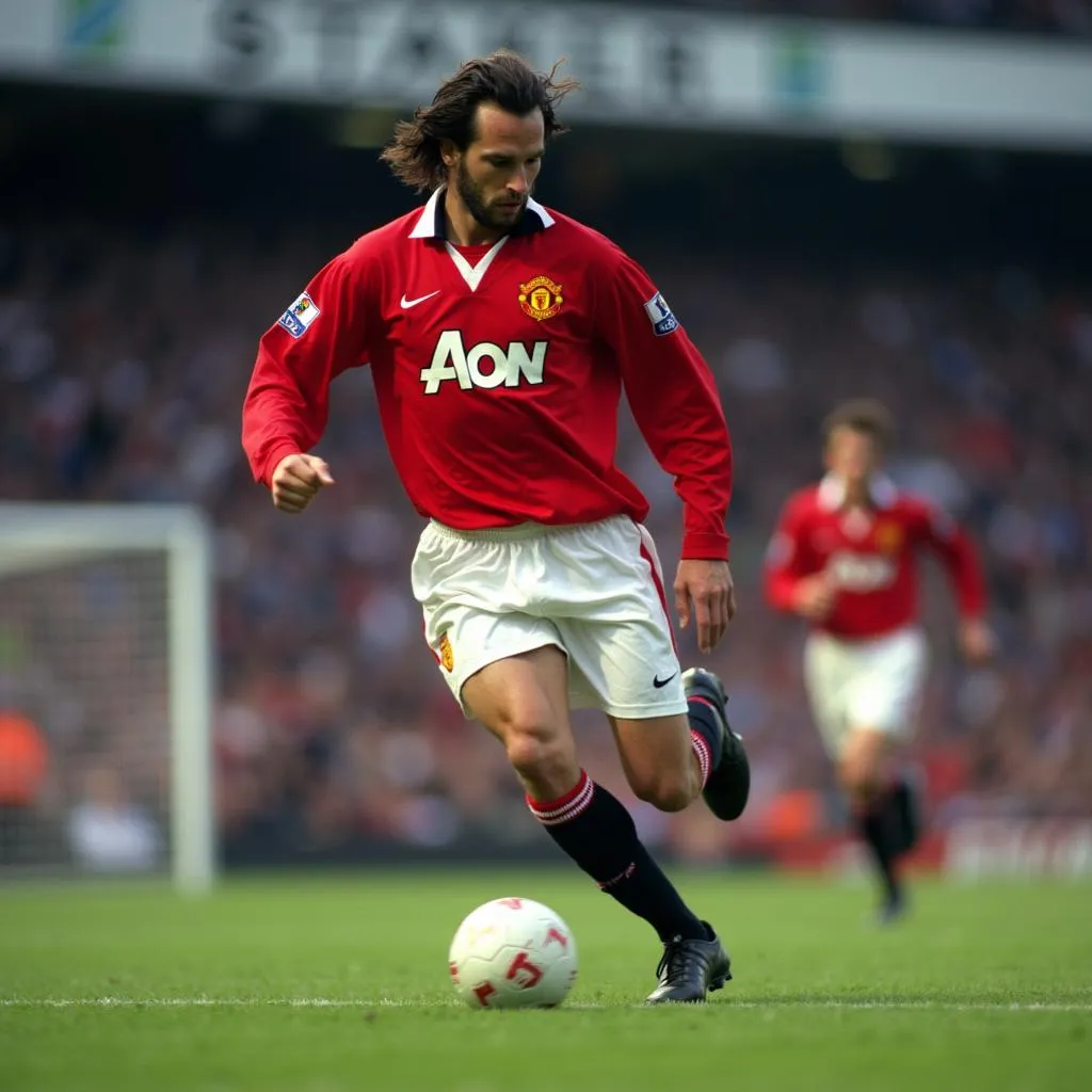 Ruud van Nistelrooy scoring for Manchester United