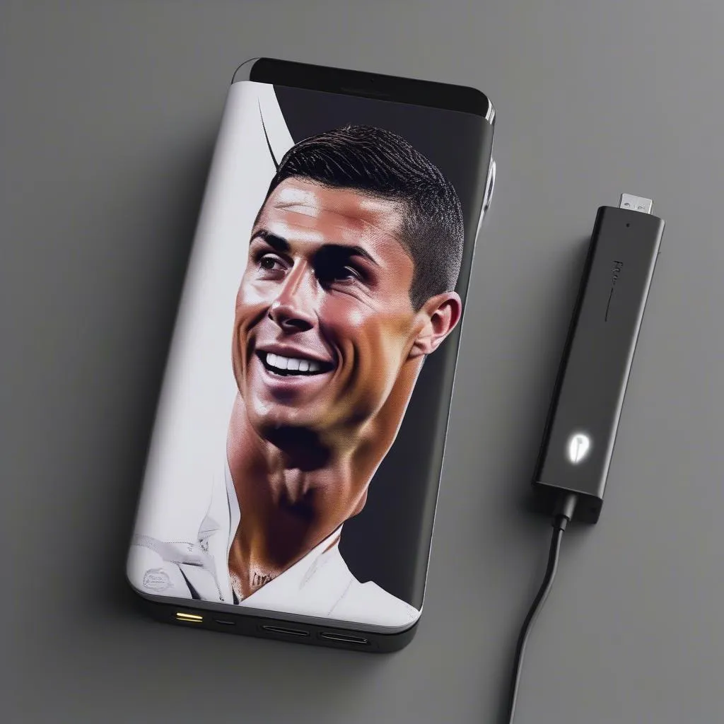 Sạc dự phòng hình Ronaldo