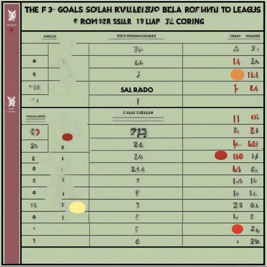 So sánh phong độ ghi bàn của Salah và Ronaldo