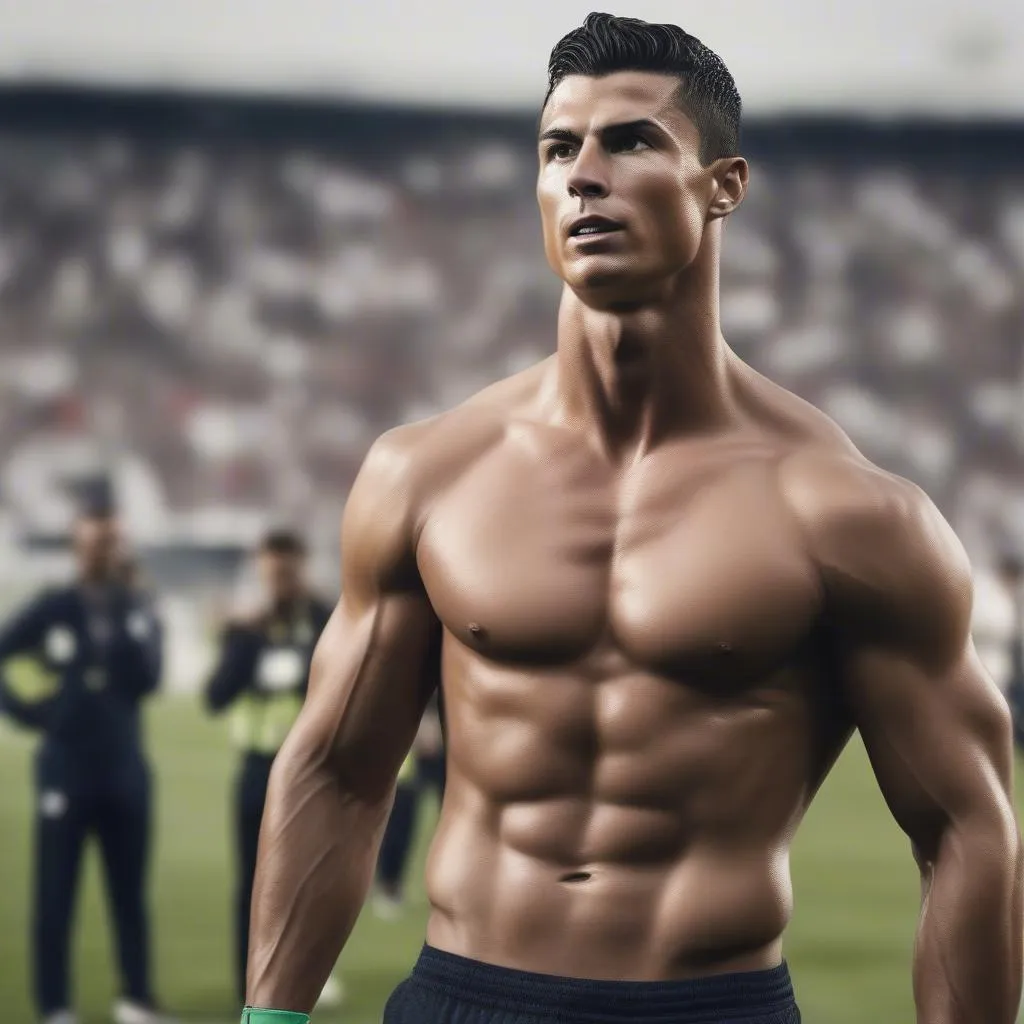 Hình ảnh &quot;six pack&quot; của Cristiano Ronaldo mang ý nghĩa tâm linh về sức mạnh, may mắn và thành công