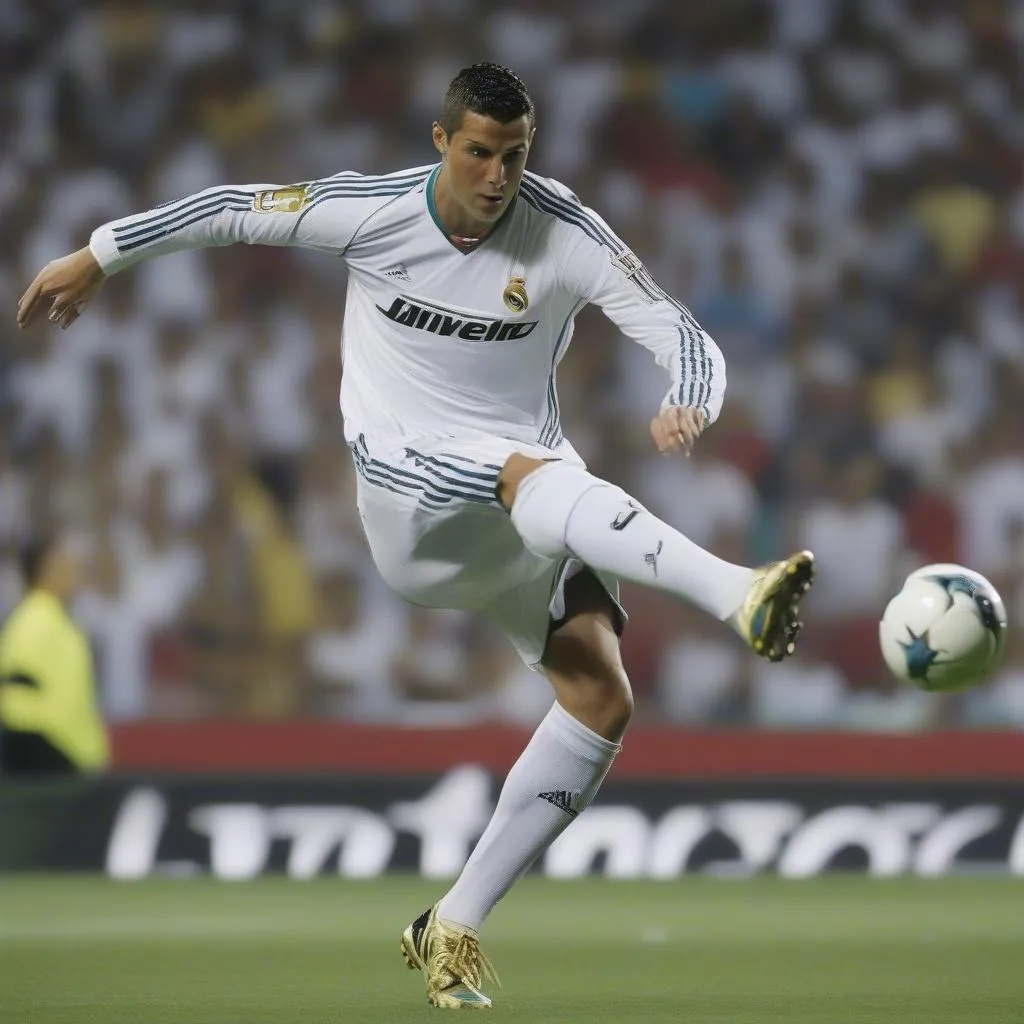 Ronaldo scores goals with his Elastico move