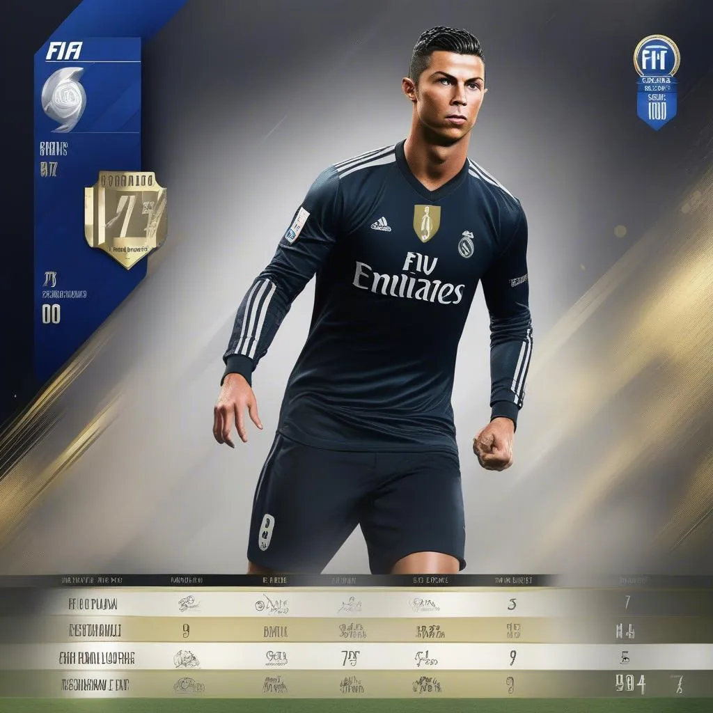 Ronaldo TOTY FIFA 18: Rating 97, siêu sao trong thế giới ảo